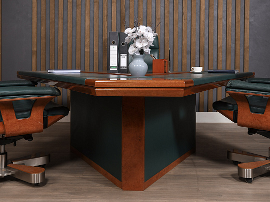 Стол для переговоров R.A. Mobili Sirio Шпон Радика Италия