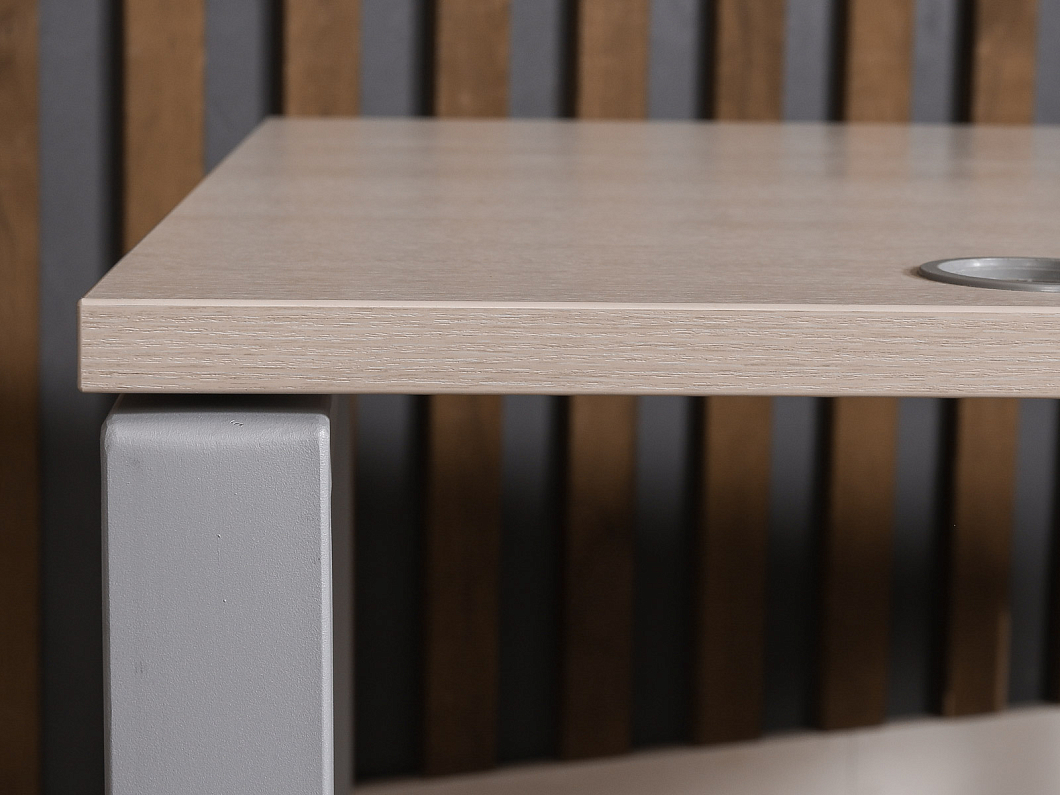 Стол с тумбой ЛДСП Бук (СТПБК-300825)