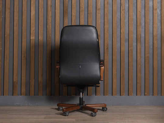 Кресло руководителя Кожа Чёрный