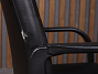 Кресло на колесах для персонала Искусственная кожа Чёрный Россия (КПЧ1-060124)