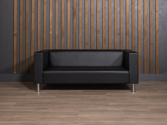 Диван СИТИ Искусственная кожа Чёрный Россия