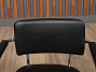 Конференц кресло на полозьях Искусственная кожа Чёрный (КФЧ-081123)