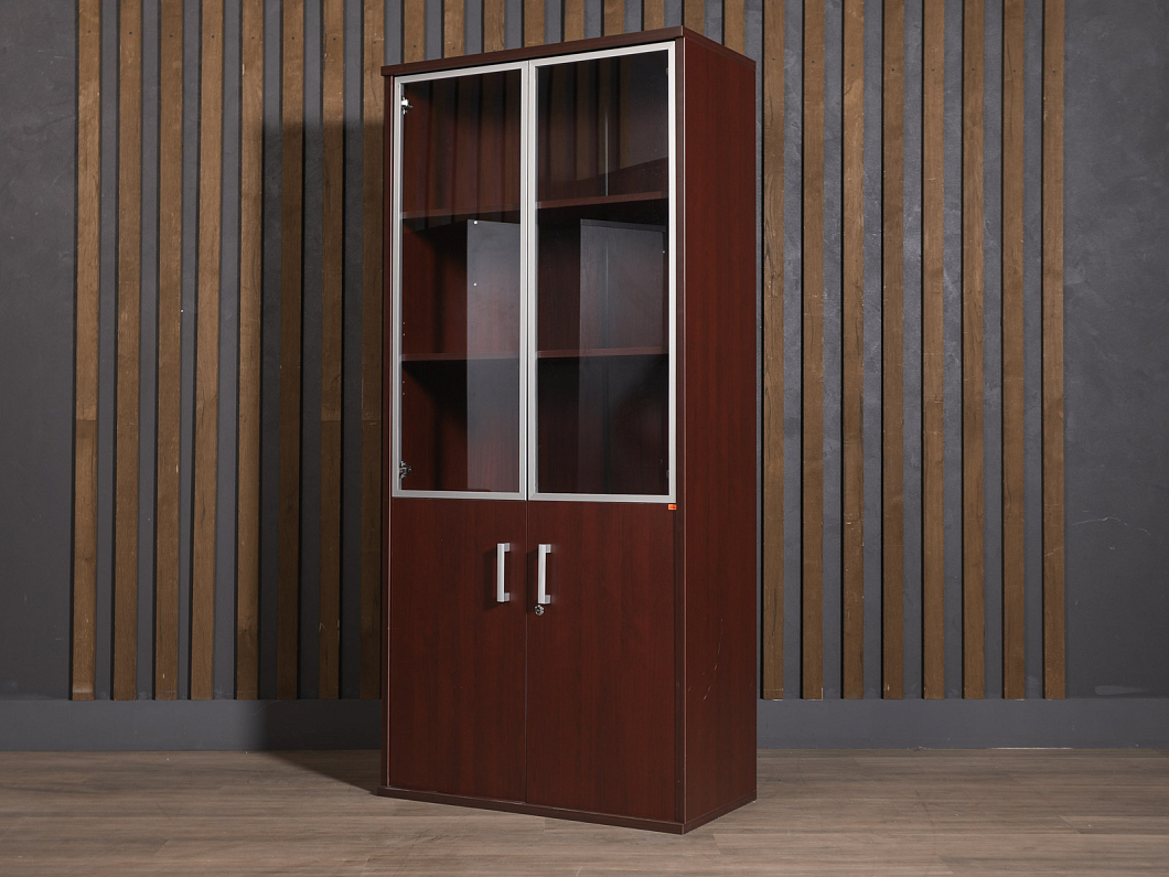 Шкаф для документов ЛДСП Вишня (ШДВШ-290925)