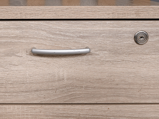 Тумба подкатная ДСП Ясень шимо Россия