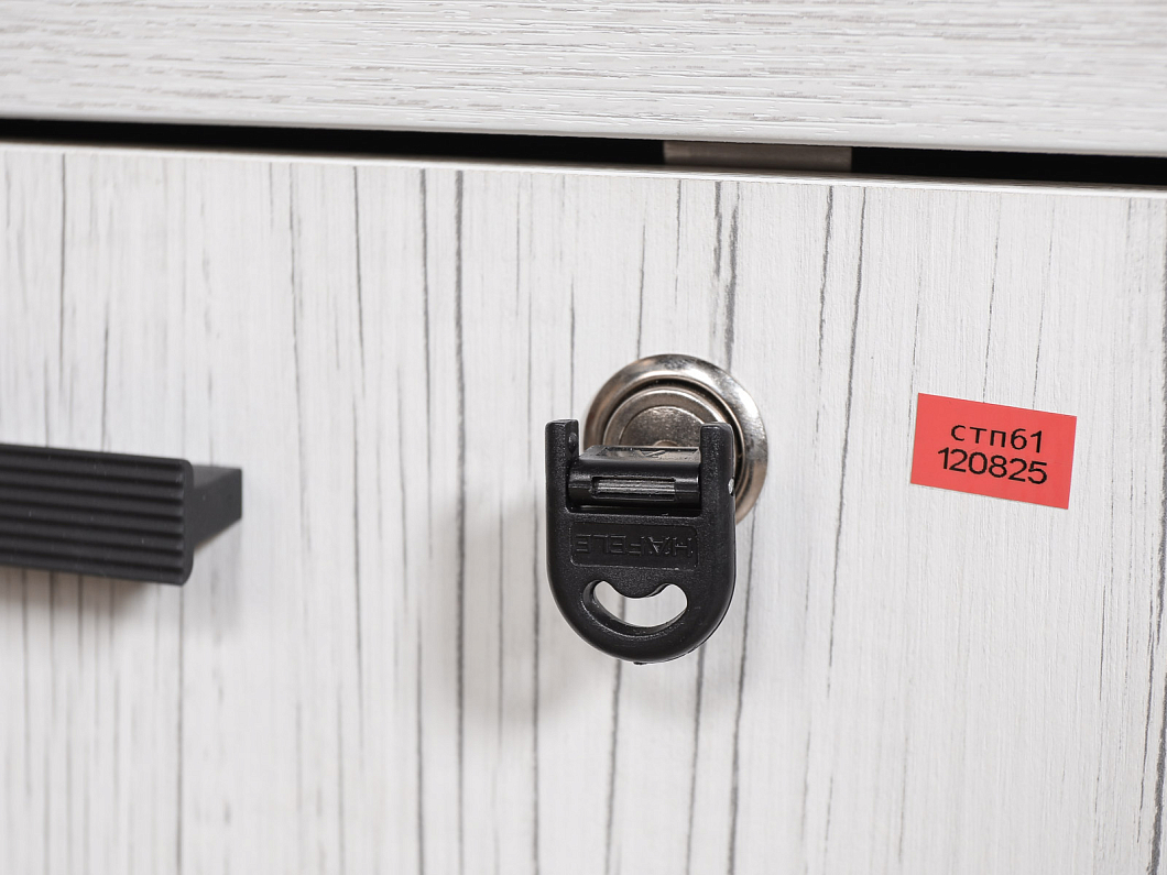 Стол с тумбой Sitara ЛДСП Белый Россия (СТПБЧ-281125)