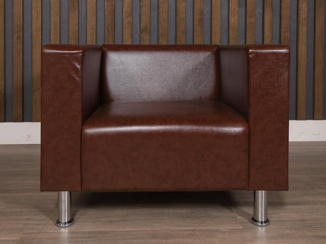 Кресло СИТИ Искусственная кожа Коричневый Россия (КМЭКЧ-СИТИ)