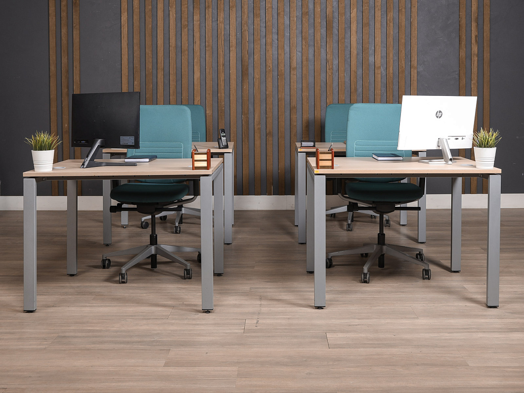 Стол прямоугольный ЛДСП Бук (СПБКМ-190825)