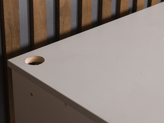 Стол прямоугольный ЛДСП Серый