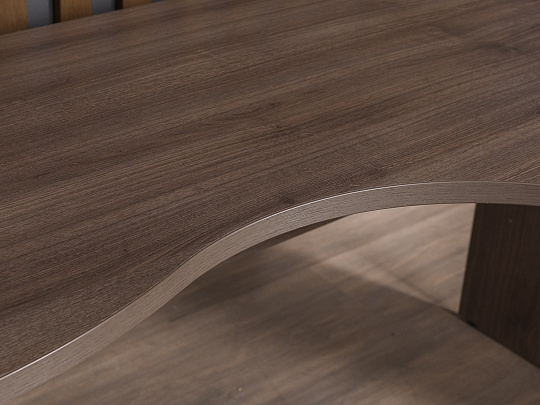 Стол эргономичный ЛДСП Ясень шимо