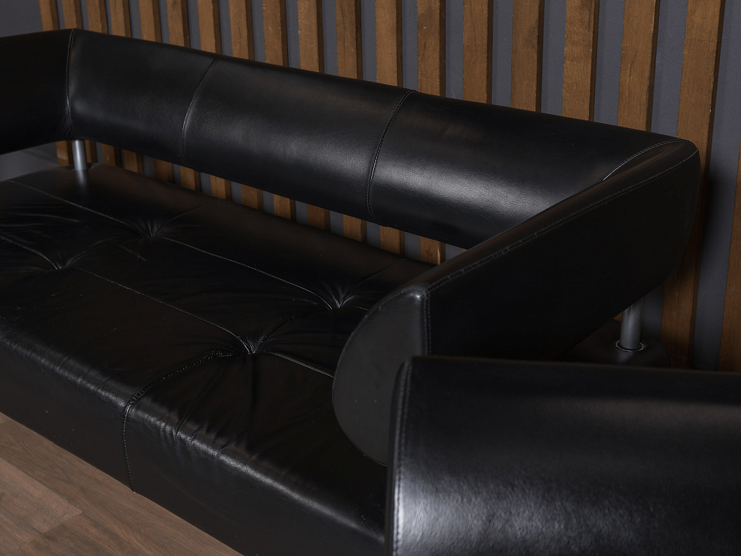 Диван SitLand Кожа Чёрный Италия (ДКЭЧ5-090725)