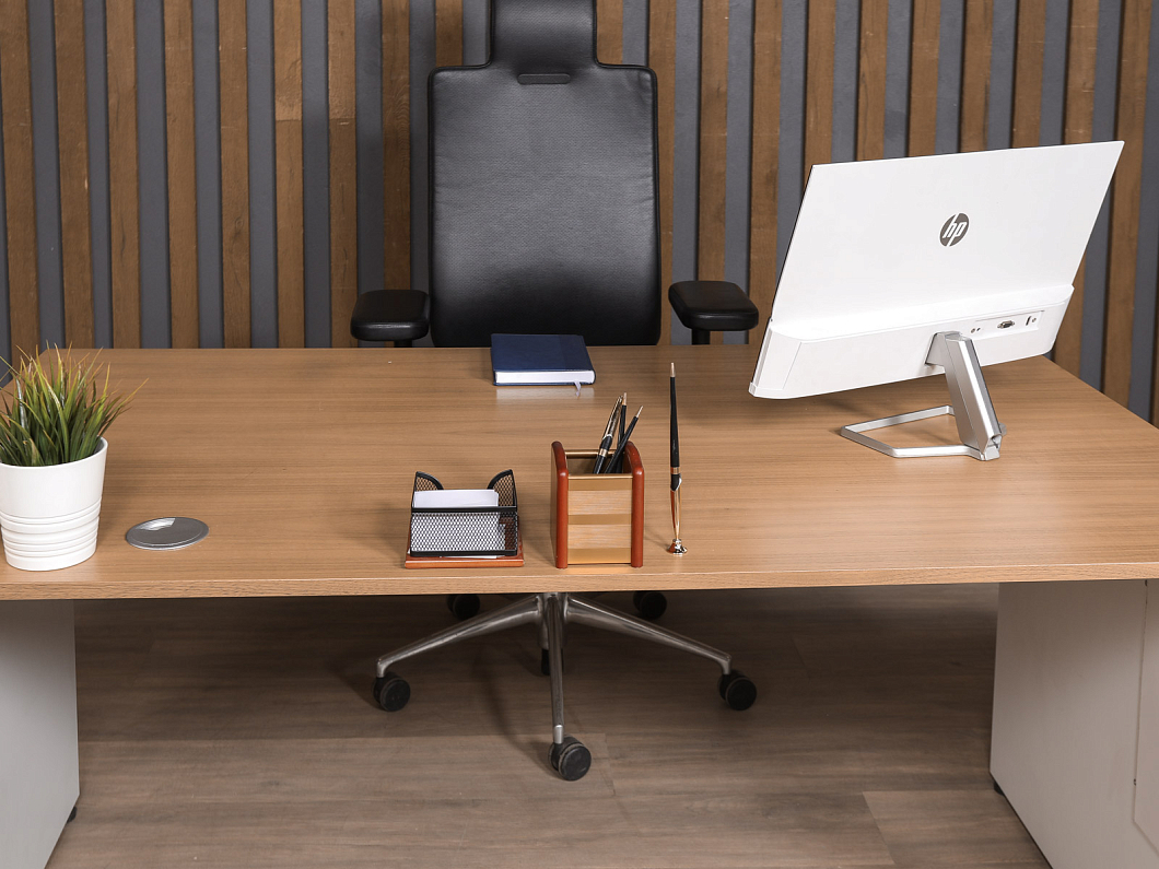 Стол руководителя Bene ЛДСП Ольха Австрия (СРОХБ-070770)