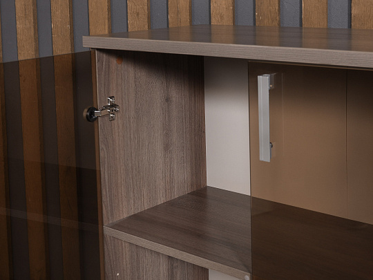 Шкаф для документов ЛДСП Ясень шимо