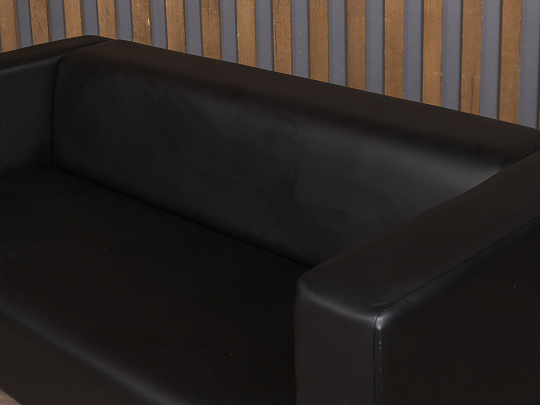 Диван СИТИ Искусственная кожа Чёрный Россия