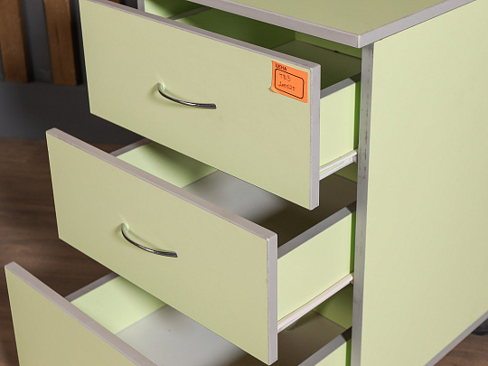 Тумба подкатная ДСП Зелёный Россия