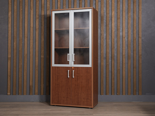 Шкаф для документов ЛДСП Вишня