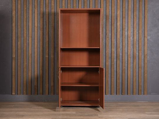 Шкаф для документов ЛДСП Вишня