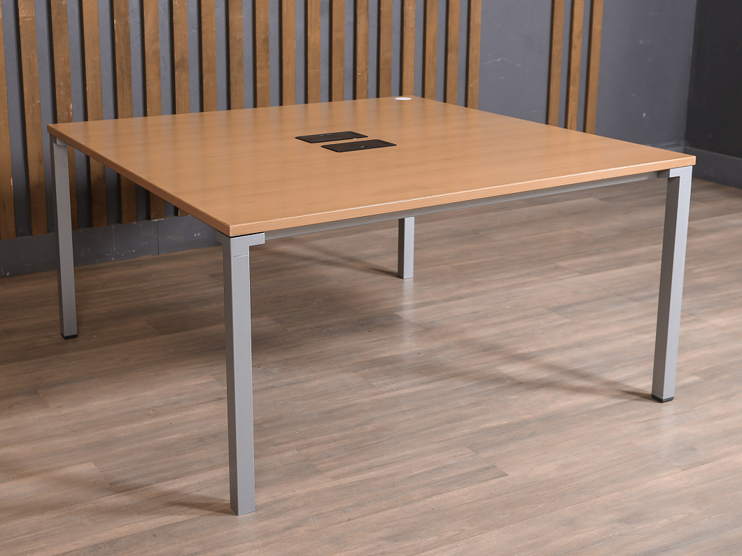 Стол для переговоров Steelcase ДСП Орех США (СДПОР1-280723)