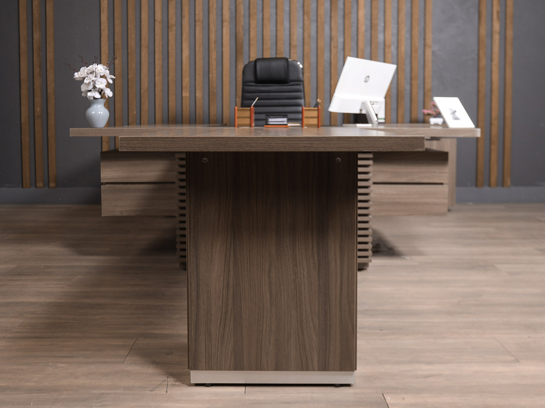 Стол руководителя ЛДСП Ясень шимо (СТРЯШ-131225)