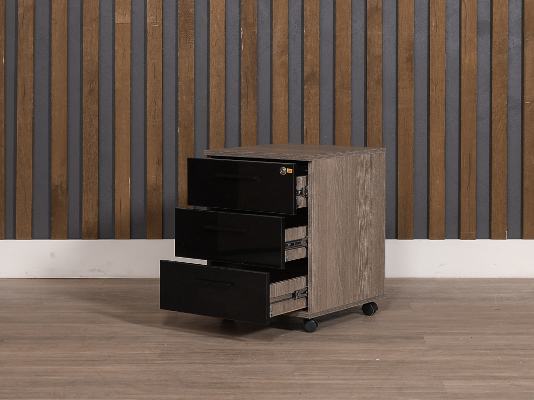 Тумба подкатная ЛДСП Ясень шимо (ТВЯШЧ-190725)