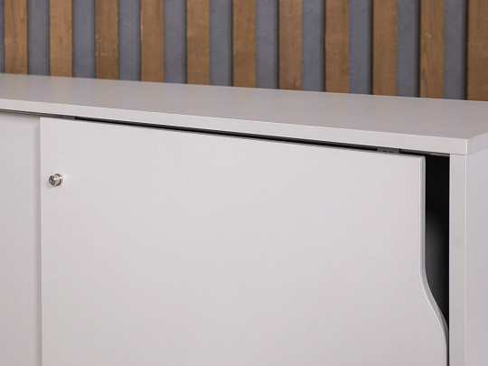 Шкаф для документов ЛДСП Серый