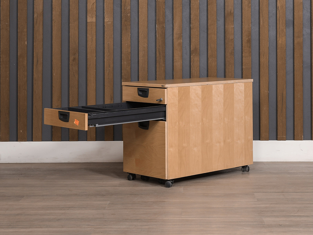 Тумба подкатная Kinnarps ЛДСП Бук Швеция (ТВБК-090425)