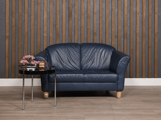 Диван Кожа Синий