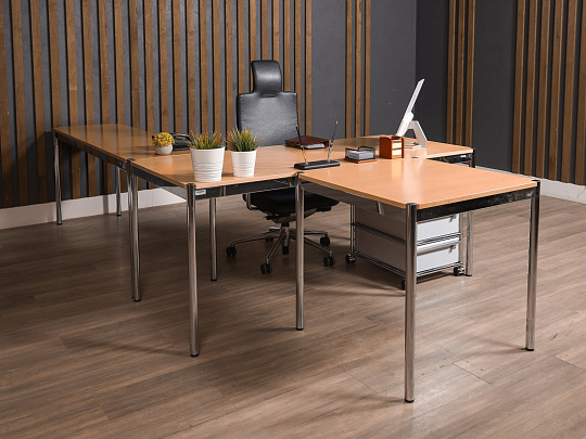 Стол руководителя USM Haller Дерево Ольха Швейцария