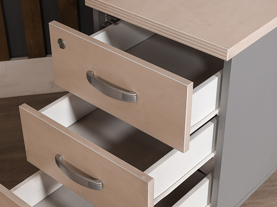 Тумба подкатная Berlin ЛДСП Дуб Россия