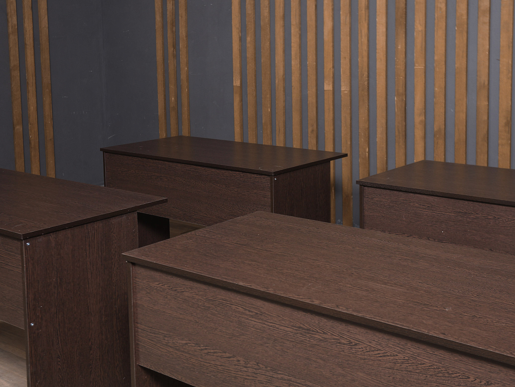 Стол прямоугольный ЛДСП Венге (СПНВГ-171225)