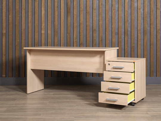 Стол с тумбой ЛДСП Бук