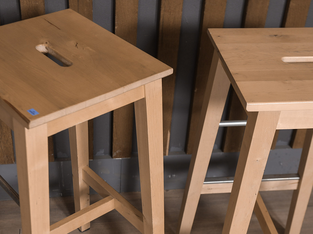 Стул барный IKEA Дерево Жёлтый Польша (СБ-031225)