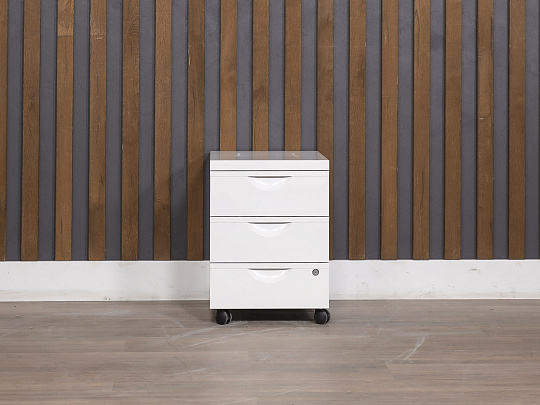 Тумба подкатная IKEA ERIK Металл Белый Импорт