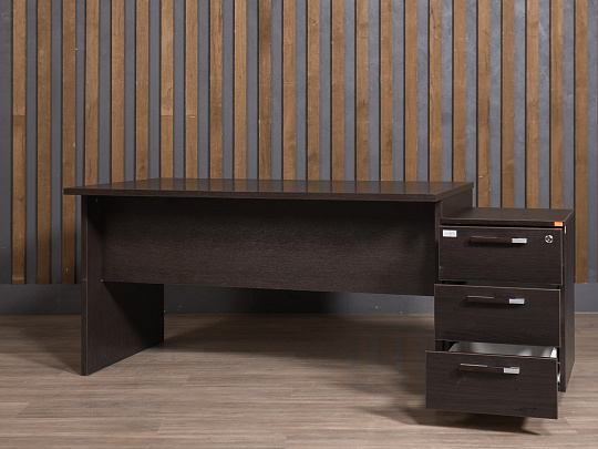 Стол с тумбой ЛДСП Венге