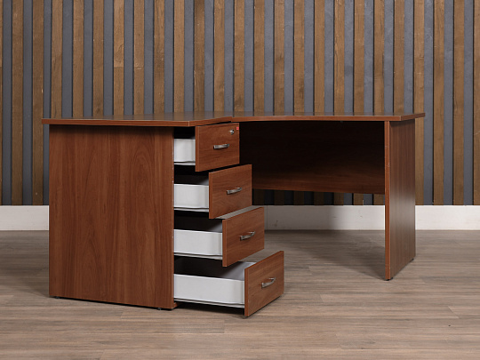 Стол с тумбой ЛДСП Вишня