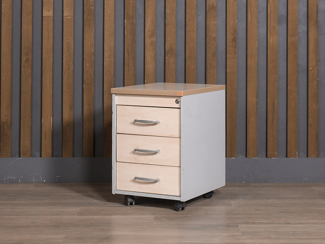 Тумба подкатная ЛДСП Клен (ТВКЛСР-251025) Тумба подкатная ЛДСП Клен (ТВКЛСР-251025)