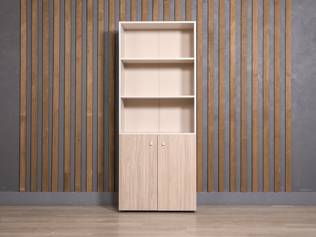 Шкаф для документов ЛДСП Ясень шимо (ШДЯШ-131225)