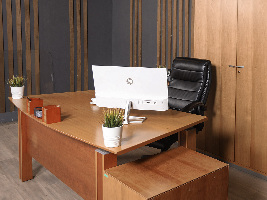 Кабинет руководителя Steelcase ЛДСП Орех США (КРОР-251025)