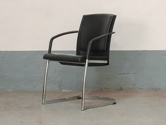 Конференц-кресло Искусственная кожа Чёрный