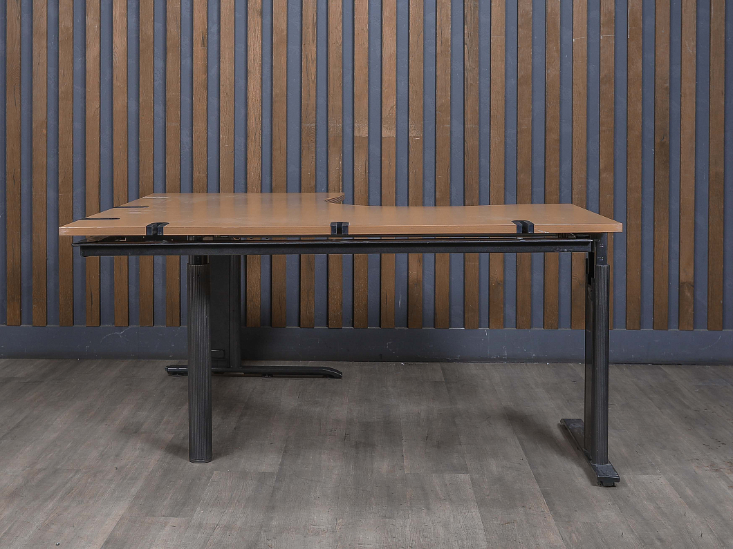 Стол угловой Steelcase ЛДСП Ольха США (СЭОХ-161224)