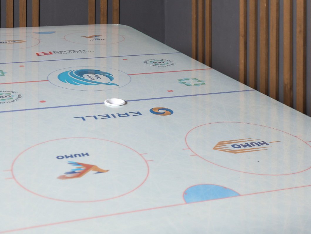 Стол для переговоров МДФ Серый (СПОСР-181025)