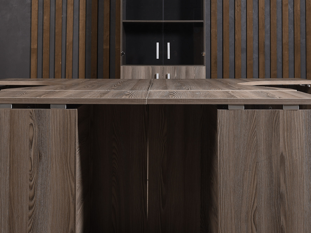 Комплект офисной мебели ЛДСП Ясень шимо (ГРЯШ-290925)