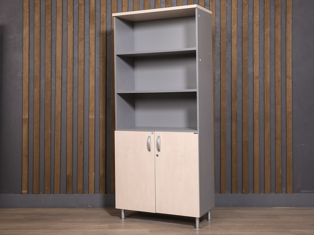 Шкаф для документов Офис-Директ Berlin ЛДСП Дуб Россия (ШДДСР-271225)