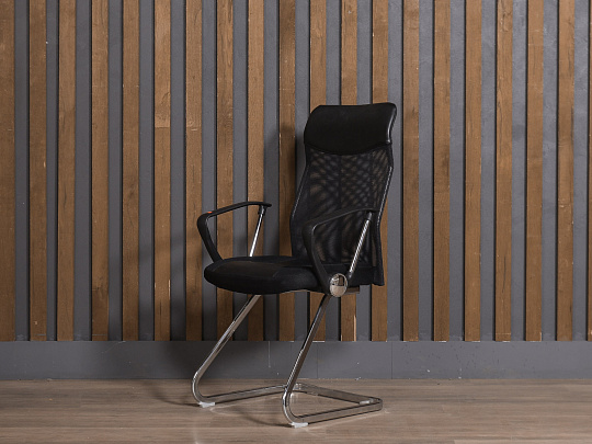 Офисный стул Экокожа Чёрный