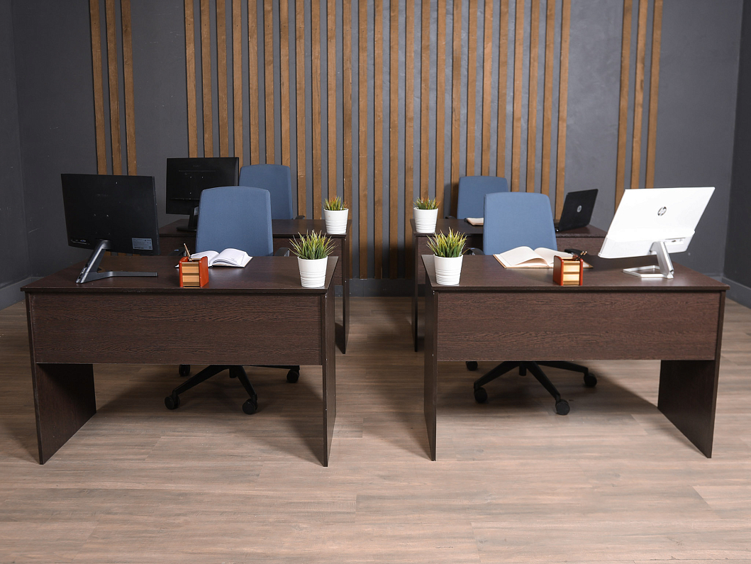 Стол прямоугольный ЛДСП Венге (СПНВГ-171225)