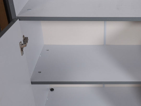 Шкаф для документов ЛДСП Серый