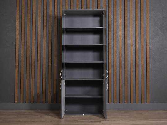 Шкаф для документов ЛДСП Серый