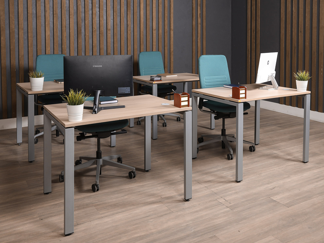 Стол прямоугольный ЛДСП Бук (СПБКМ-190825)