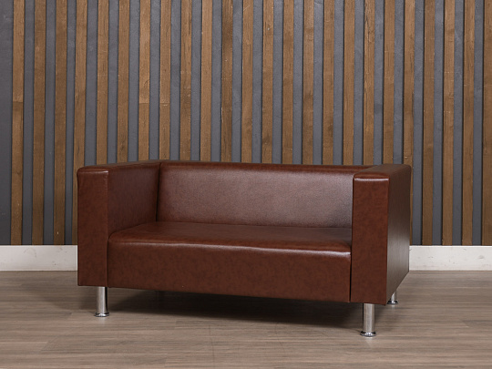 Диван СИТИ Искусственная кожа Коричневый Россия