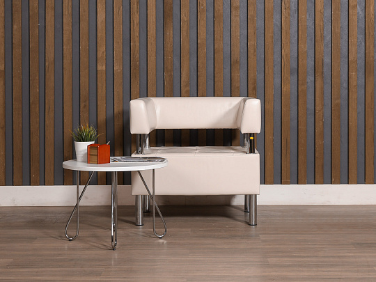 Кресло САНТЬЯГО Искусственная кожа Бежевый Россия