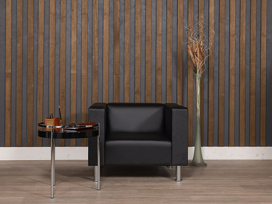 Кресло СИТИ Искусственная кожа Чёрный Россия